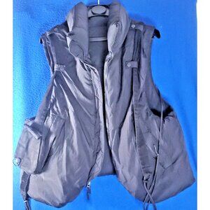 Hyein Seo Padded Reversible Vest Jacket Women's Size 2 two-way zip closure NWOT